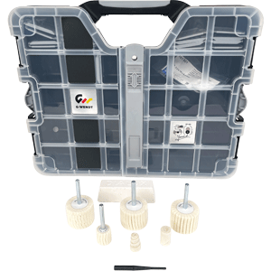 Filz Lamellenpolierer-Set – 6 mm Schaft